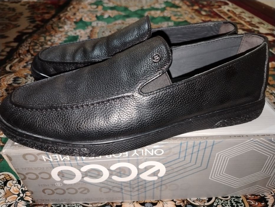 Кожаные мужские макасины 46 го размера