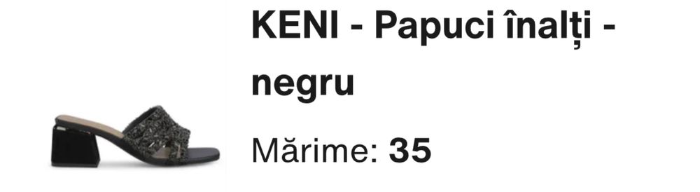 Sandale cristale Alma en Pena (nepurtate)