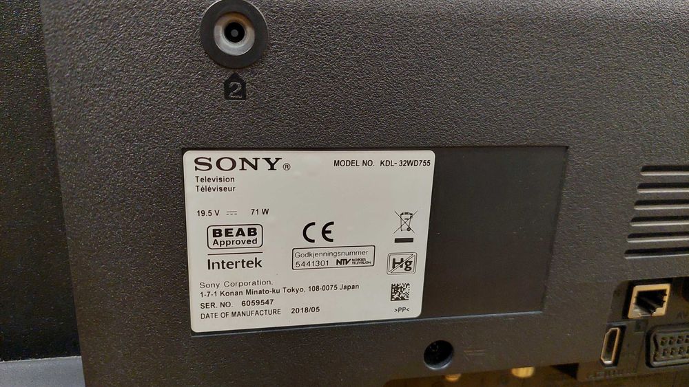 Телевизор SONY bravia 32" smart!