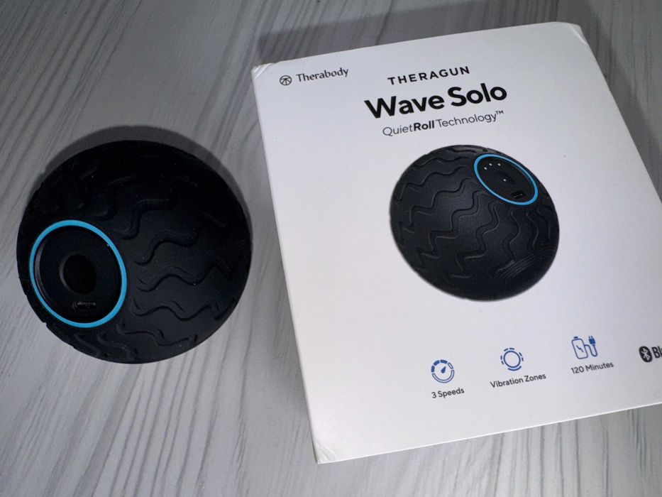 Bilă de masaj cu vibrații Theragun Wave Solo / wavesolo