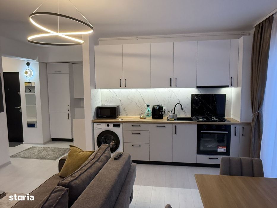 Inchiriez penthouse 3 camere mobilat full premium, 90mp, terasa pano