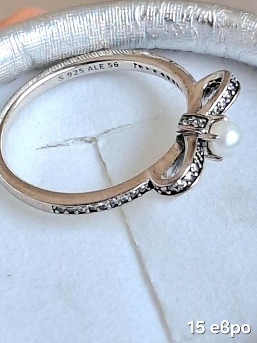 Сребърни пръстени модел на Пандора