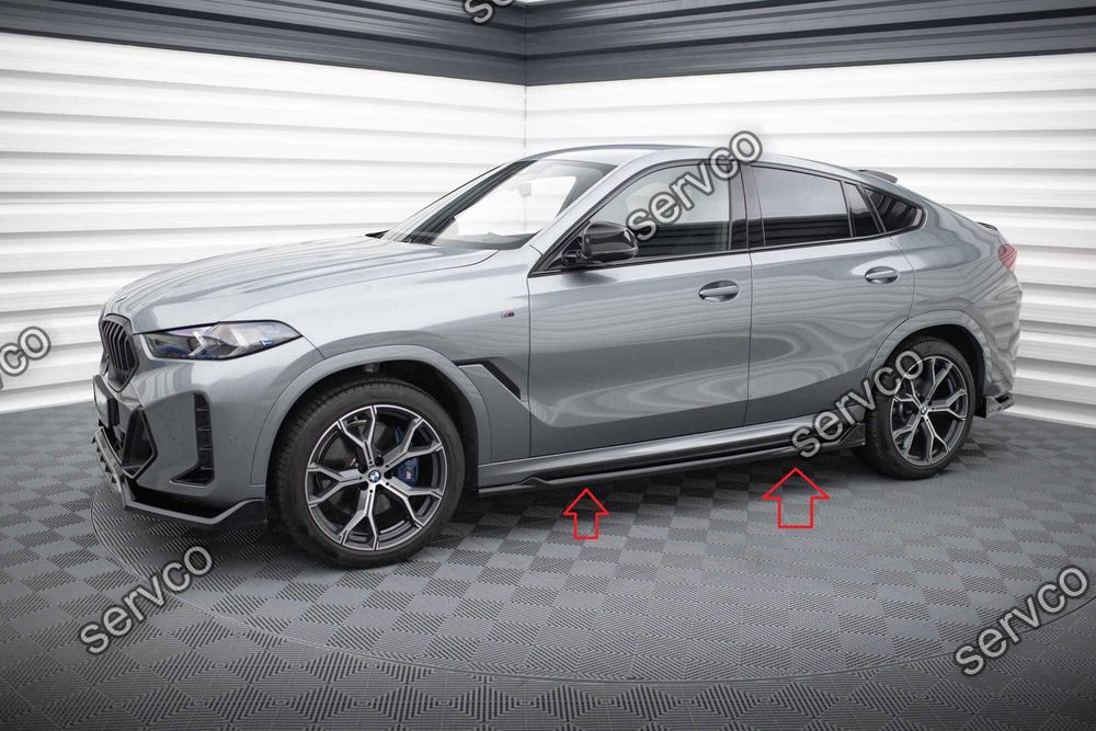 Pachet Splitter Prelungiri kit Bmw X6 G06 M-Pachet 2023- Maxton Design