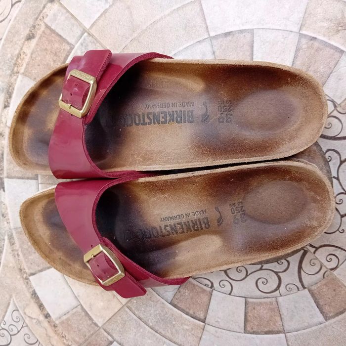 Birkenstock Madrid 39 burgundy lacuit