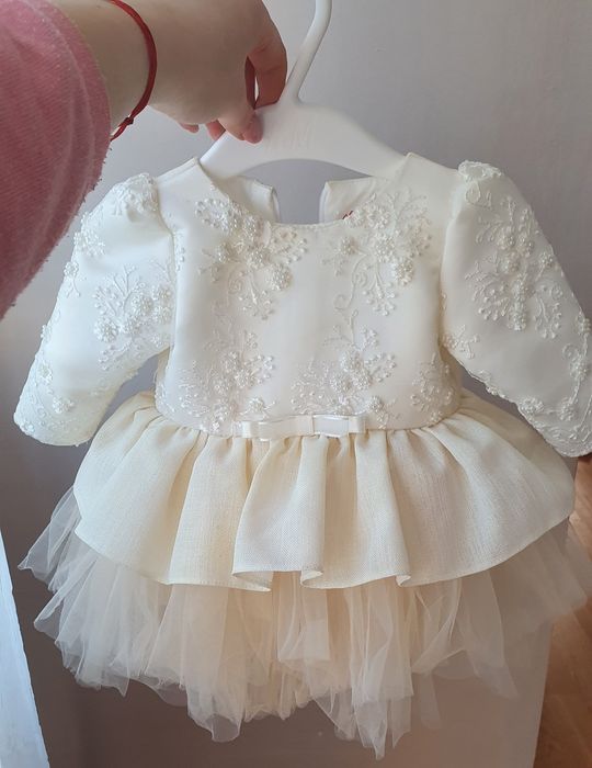 Rochita botez fetite ivory