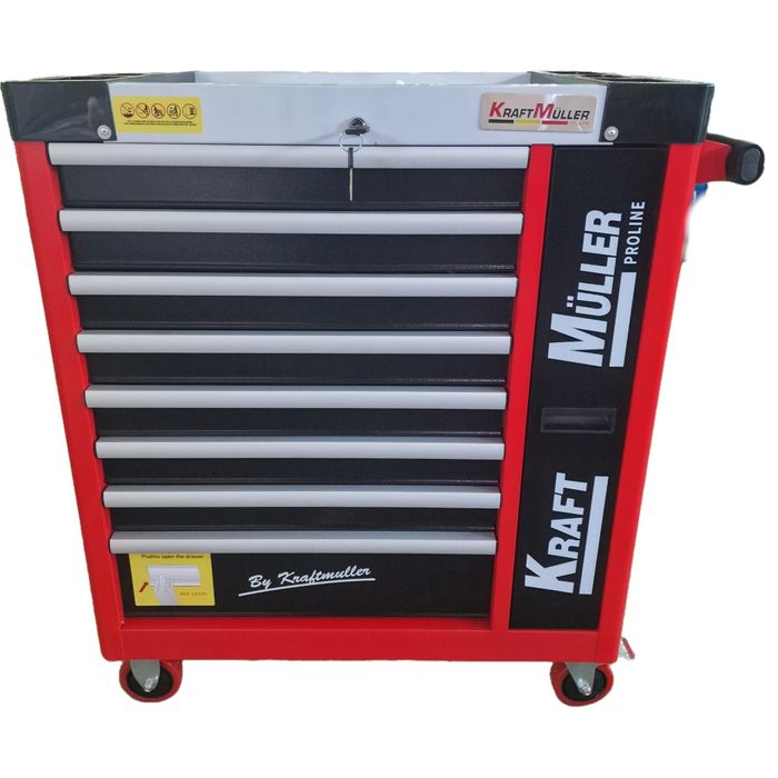 Dulap cu scule Kraft Muller adus din Germania cu 9/7 sertare cu scule