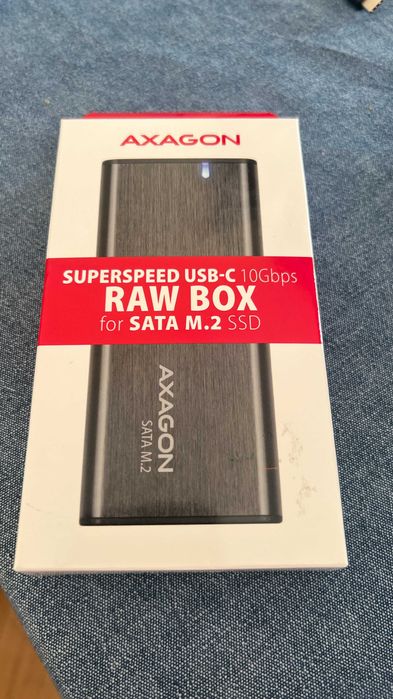 Кутия за външен SATA SSD диск AXAGON SuperSpeed USB-C
