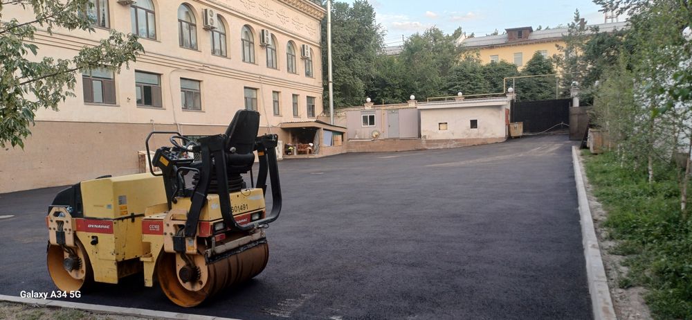 Асфальт Алматы асфальтирование