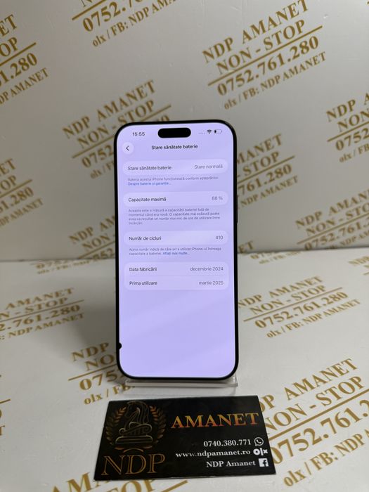 NDP Amanet Braila Iphone 16 Pro Max(59779)