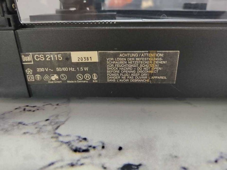 Dual cs 2115 full auto
