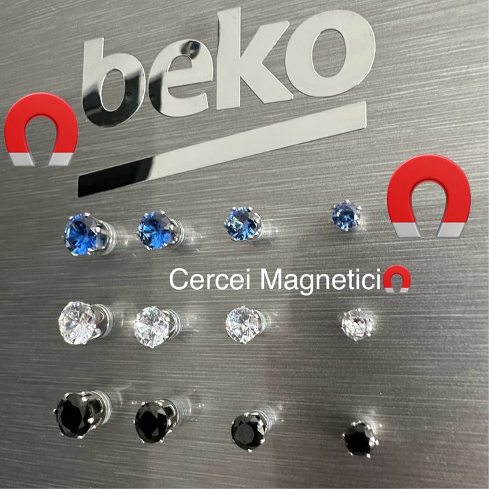 Cercei Magnetici Unisex - cercei cu magnet - otel inoxidabil ( nu pandora nu swarovski nu teilor )