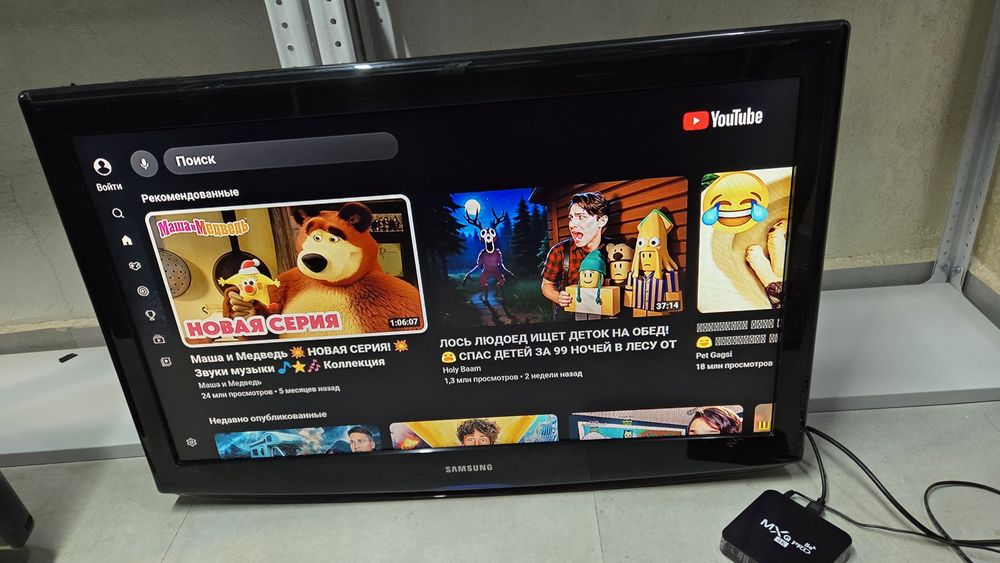 *️⃣ОРИГИНАЛ Samsung Tv 94см LE37R81B + Андроид смарт Приставка  / QTV