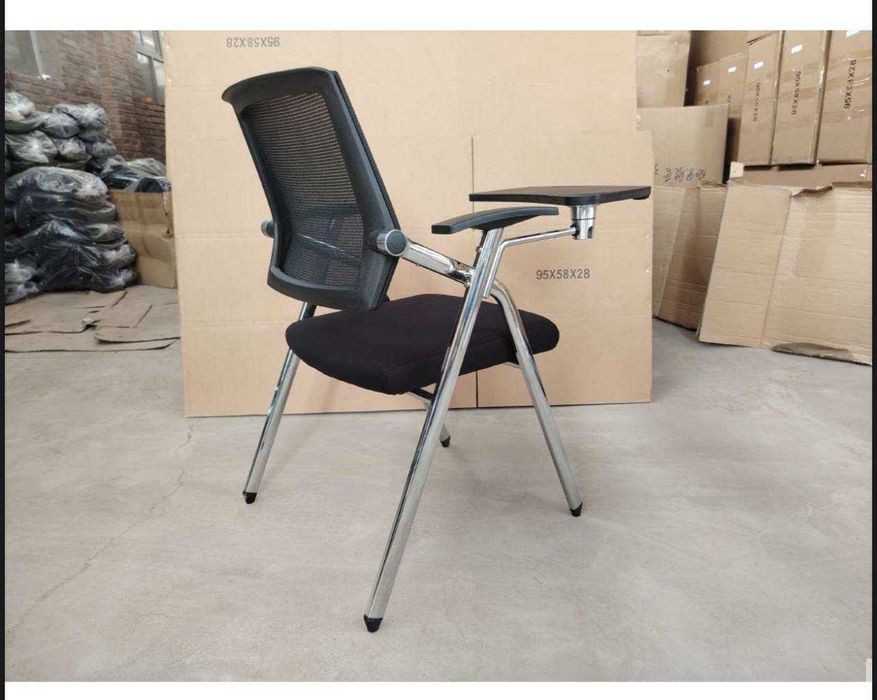 Учебный Стул с пюпитром хромированный со склада