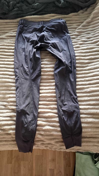 Панталони за конна езда сив и черен