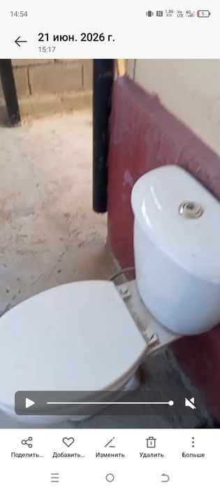 Продаётся унитаз в хорошем рабочем состоянии, срочно!