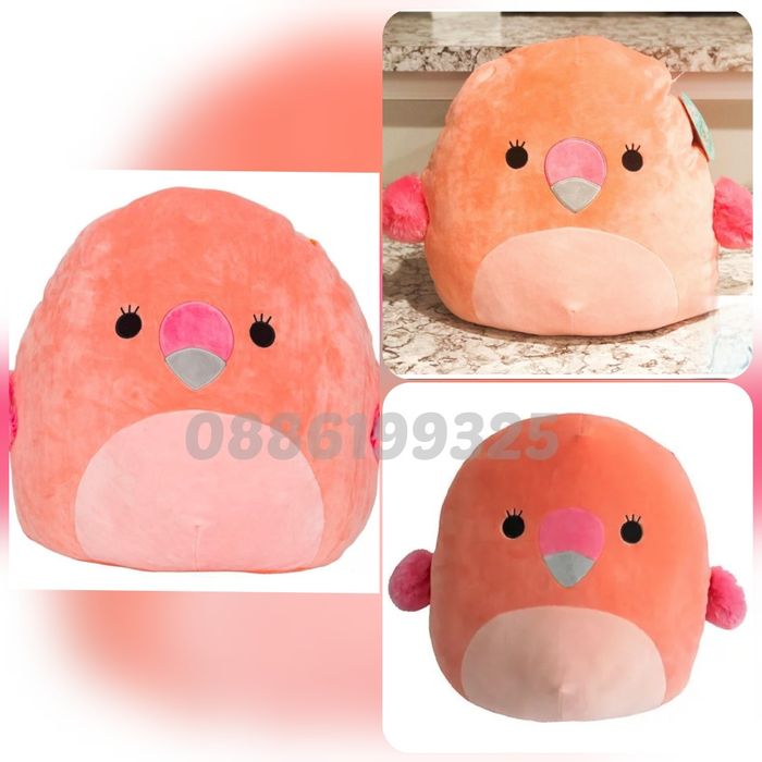 Голяма плюшена играчка Скуиши Възглавница Пуф Спайдърмен, Коте, Бухал