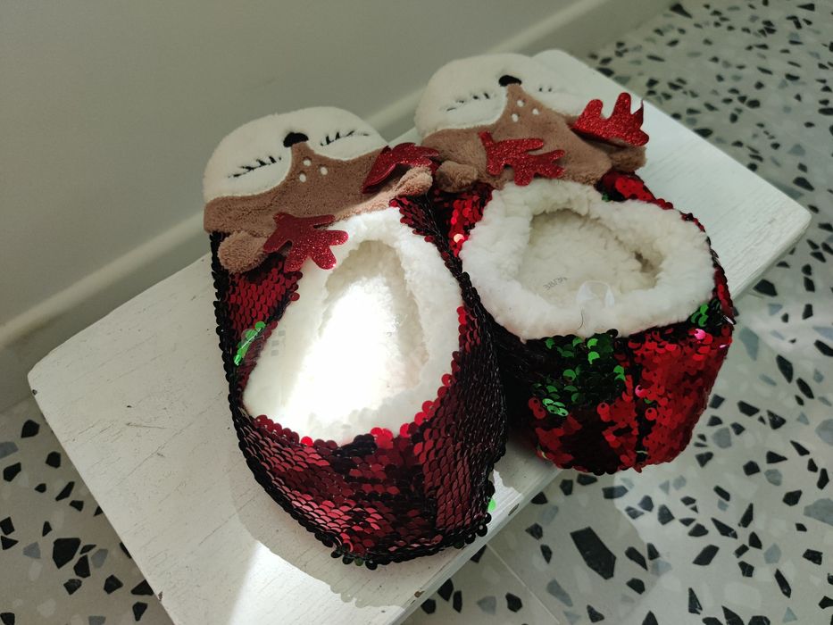 Papuci damă de Crăciun, măr 38/39,noi!