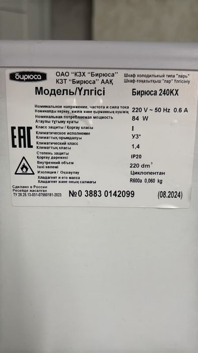 Бирюса 240КХ