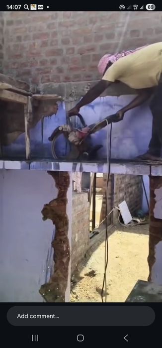 Almazni bur teshik teshish va beton kesish