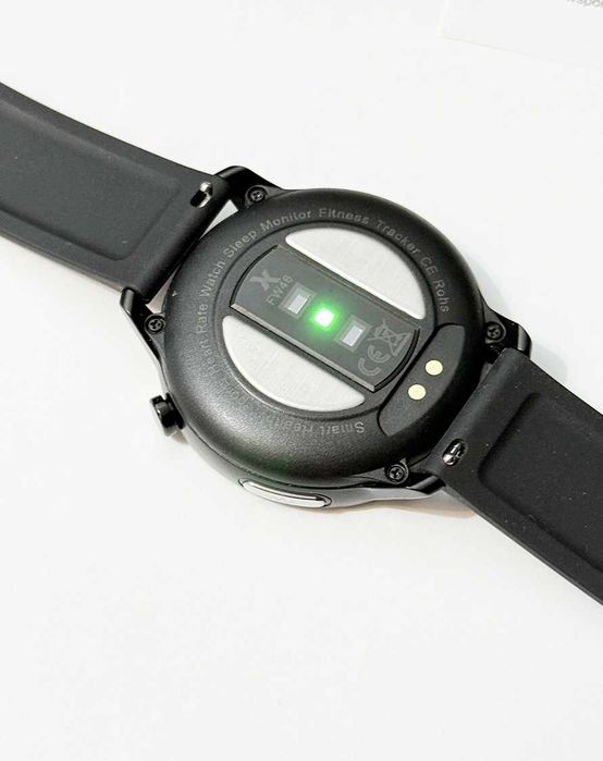 Smartwatch Maxcom FW46 Xenon - 2 curele (silicon + piele) - functii sanatate
