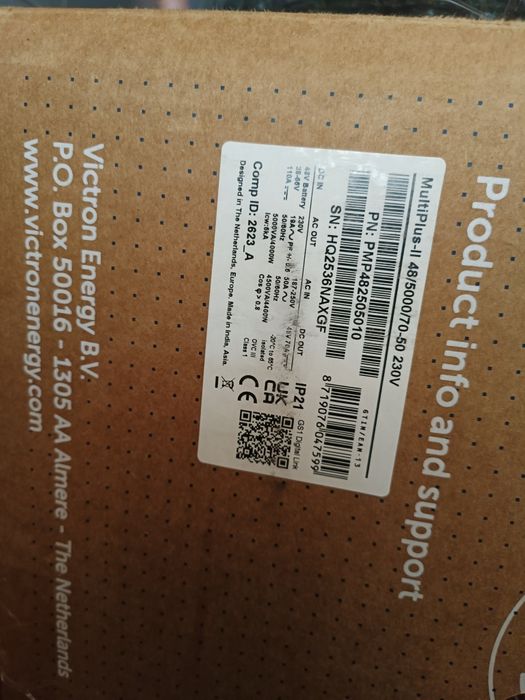 Invertor  victron 48/5000, sistem fotovoltaic