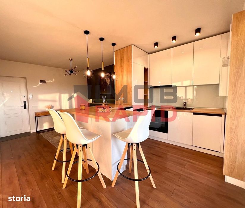 De inchiriat apartament de lux cu 2 camere și loc de parcare