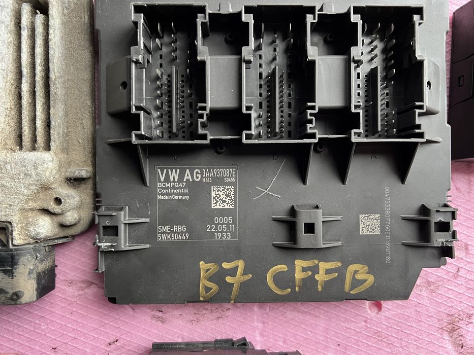 Kit pornire vw passat b7 ecu modul confort imobilizator contact cheie