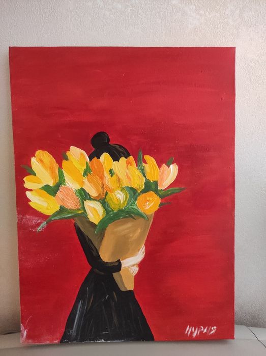 Картина акрил бу