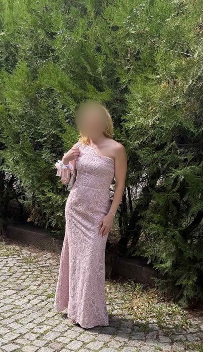 Дизайнерска дълга официална рокля – носена веднъж | Бал, сватба, официален повод