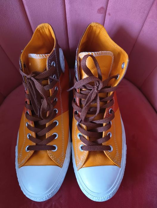 Tenesi înalți/pantofi sport Converse originali din piele veritabilă-ma