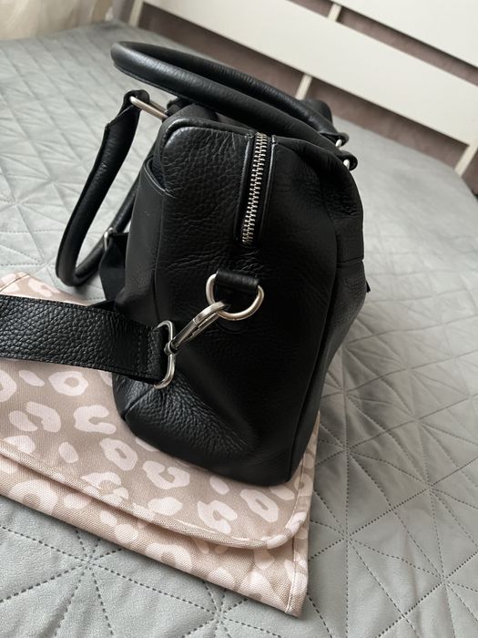 Geantă de piele pentru scutece Kidzroom