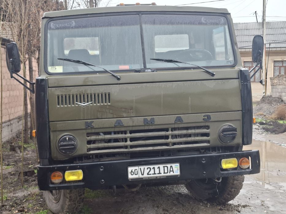 Камаз тягач 54112 с прицепом