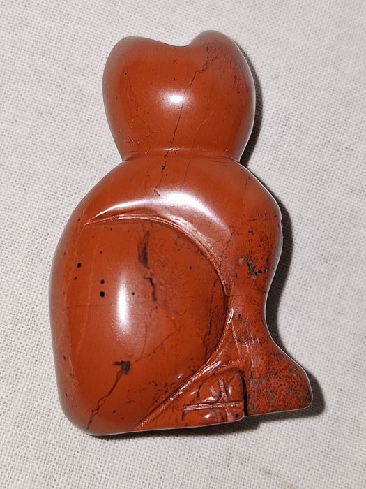 Фигура статуетка коте от естествен камък