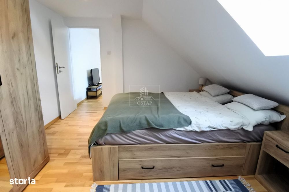 Duplex elegant intr-un bloc tip vila – 90 mp de confort, lumina si i