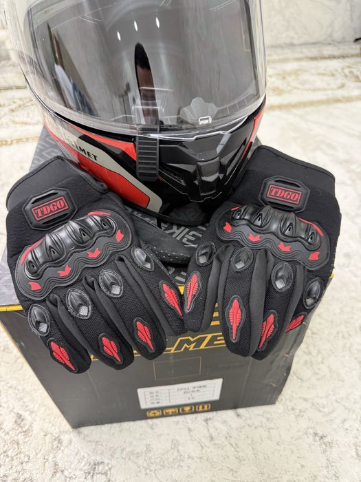 Qike shlem original + perchatka