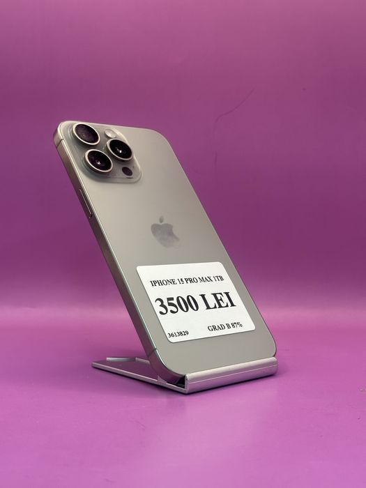 IPHONE 15 Pro Max 1tB 87% •Amanet Matei Crangasi•36138