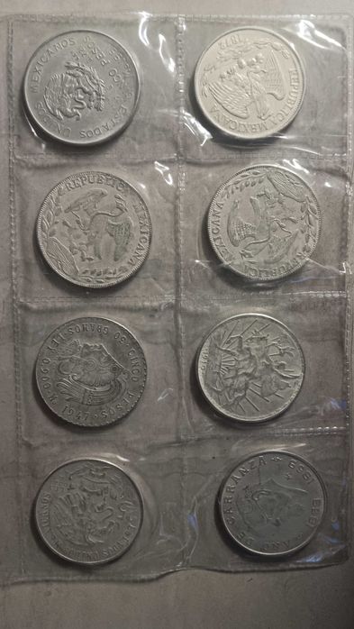 Мексикански монети от 19-ти и 20-ти век.