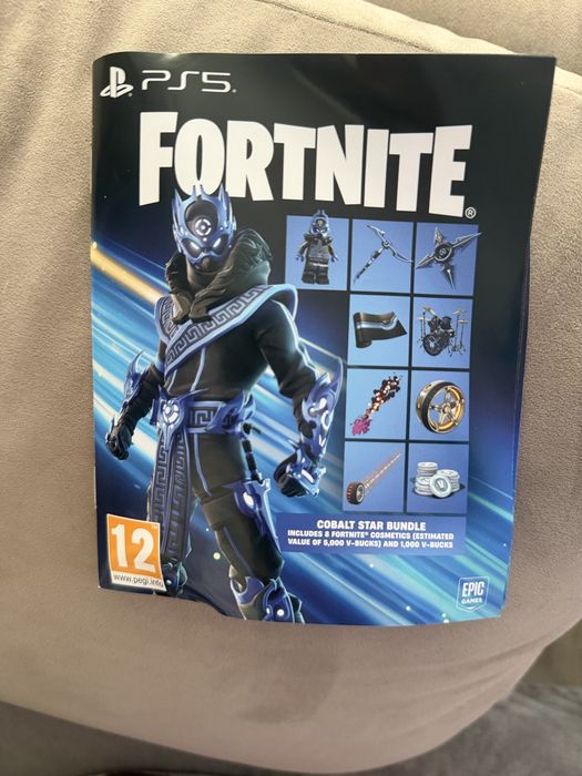 PS5 Slim Digital 1TB Fortnite Edition - Impecabil, Garanție Dec. 2026, Cutie completă+Cod fortnite
