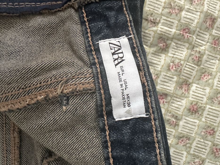 Zara джинсовый корсет