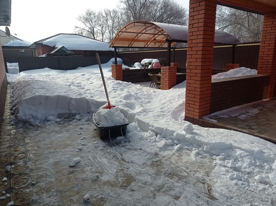 Чистка снега (ручная)