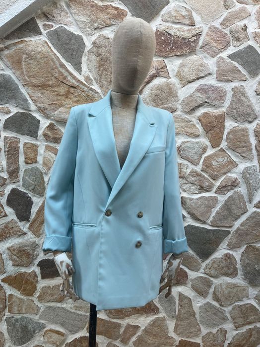 Дълго Сако Зара Синьо