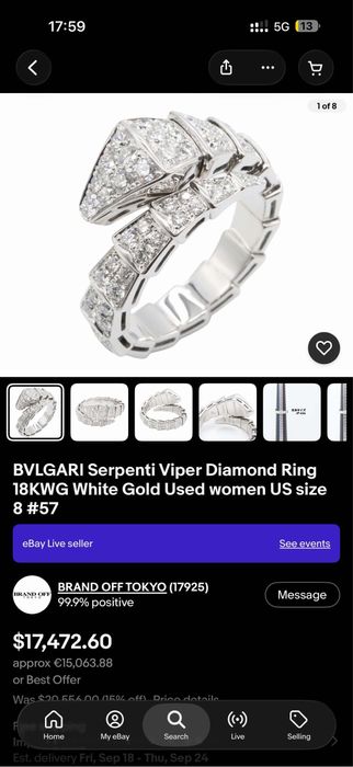 Bulgari Serpenti Viper 18k