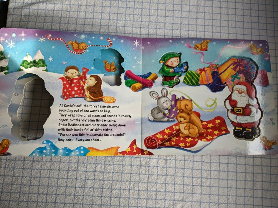 Коледна книжка, с "прозорчета", 2-3 г., САЩ