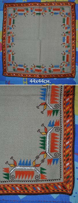 Ръчно бродирани карета 10 броя