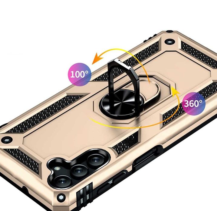 Husa hybrid ARMOR cu inel pentru Samsung Galaxy A14 4G , A34 , A54 5G
