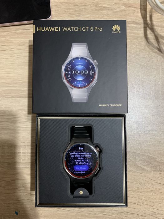 * ЧИСТО НОВ* HUAWEI WATCH GT 6 Pro Titanium с Гаранция 24м