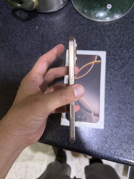 iphone 16 pro max yokost 100% 210 ta sikla holati yengidek karopka bor