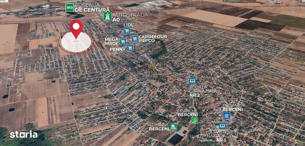 Teren intravilan 398 mp, aproape de metrou Tudor Arghezi-Com. Berceni