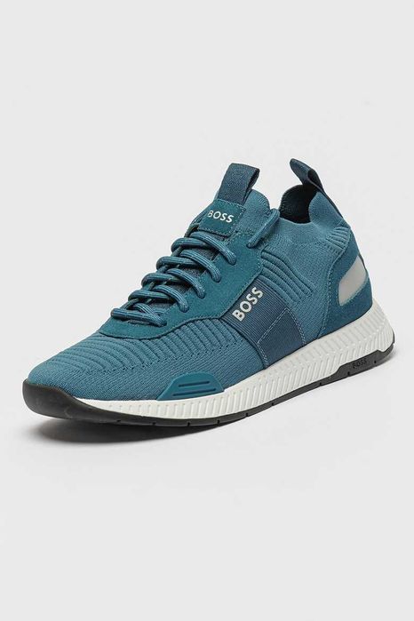 Обувки BOSS Titanium Run Спортни обувки с велур Размер 43