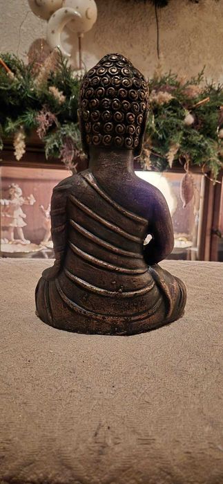 Буда, Будизъм– Масивна декоративна фигура, 1.3кг, 23см